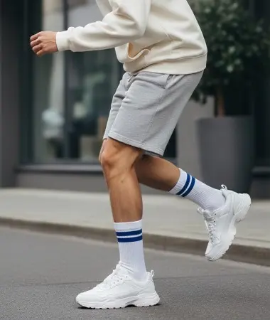 SPORTS MID CUT 3er Pack Socken 2026 white/blue 