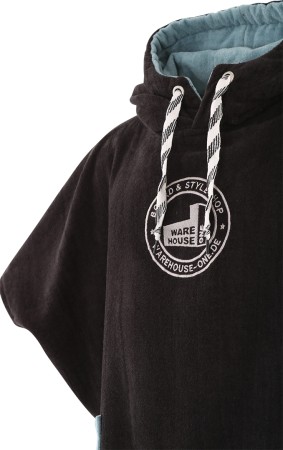 X WH1 V FLASH Poncho black/night blue 