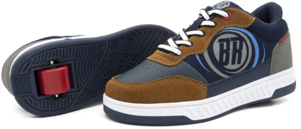 2212310 Schuh mit Rollen navy/camel 
