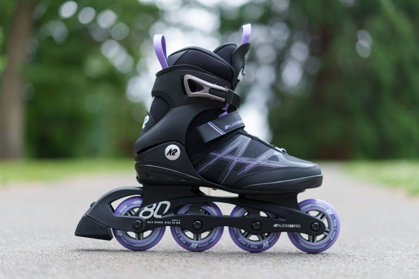 ALEXIS 80 PRO Inline Skate 2025 black/lavender 