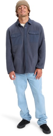 CLEAN COAST Fleece Hemd 2026 india ink 