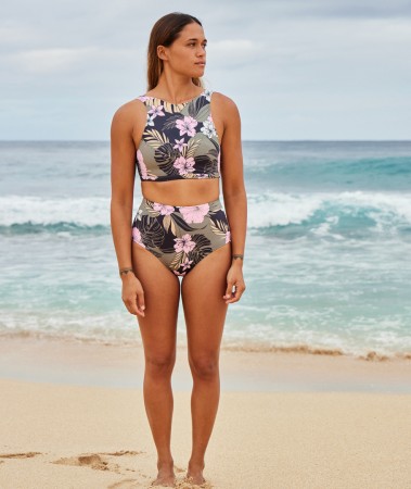 ROXY PRO THE UP SURGE Bikini Bottom 2024 anthracite classic p 