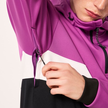 TNP NOSE GRAB SOFTSHELL Hoodie 2024 black/ultra purple 