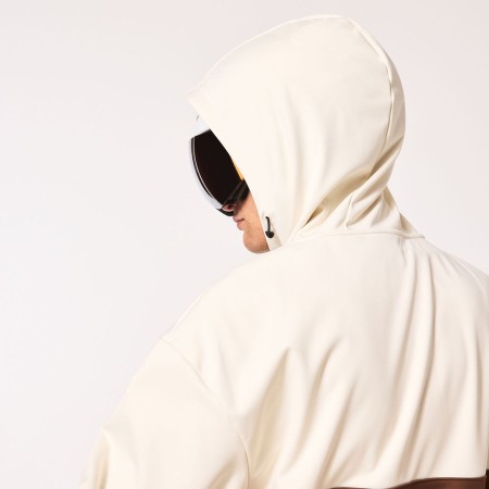 TNP NOSE GRAB SOFTSHELL Hoodie 2024 arctic white/soft orange 