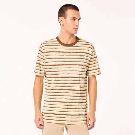 BLURRED STRIPE T-Shirt 2024 hm beige 