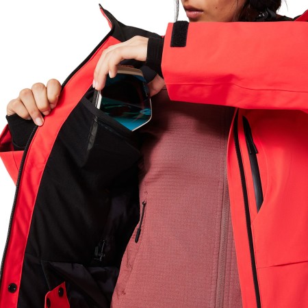 WOMENS CANOPY INSULATED Jacke 2026 hibiscus red 