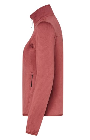 WOMENS CANOPY FULL ZIP Fleece 2026 rosewood 