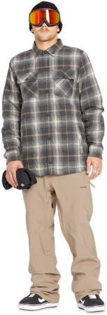 INSULATED RIDING FLANNEL Jacket 2025 stone 