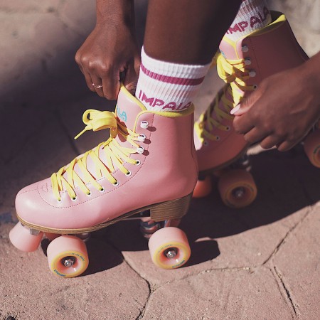 QUAD SKATE Roller Skate pink/yellow 