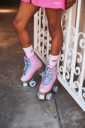 QUAD SKATE Kinder Rollschuh wavy check 38