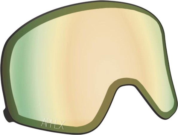 VIRGO THE ONE EDITION Magnet Schneebrille 2026 black strap/revo gold + Zusatzglas yellow 