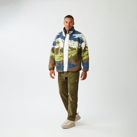 HAFDALS Zip Fleece 2026 cloudy landscape 