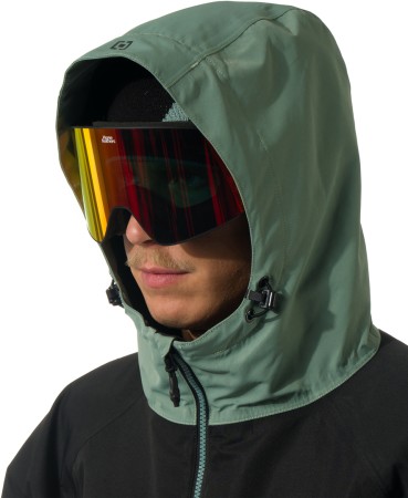 GORDIE Jacke 2026 black/iceberg green 