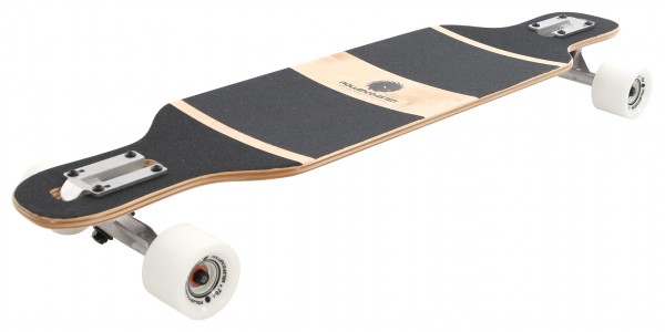 PALMS + STRIPES + FEATHERS THE ONE EDITION Drop Through Longboard 