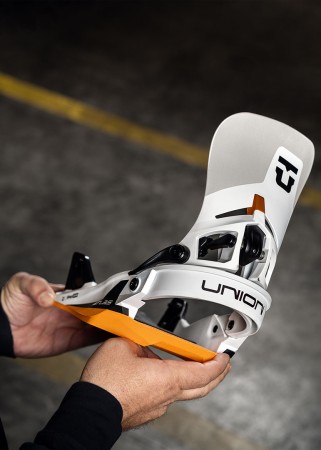 ATLAS STEP ON Binding 2026 white orange 