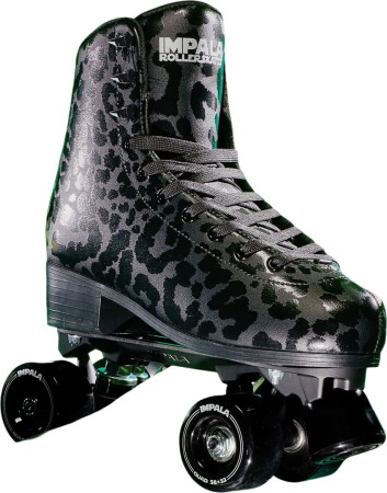 QUAD SKATE Rollschuh black leopard 