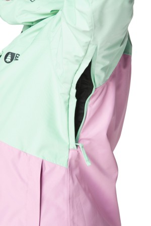SEEN Jacke 2025 silt green acidlime orchid 