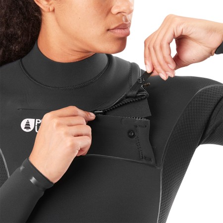 DOME WOMEN 4/3 CHEST ZIP Full Suit 2026 black 