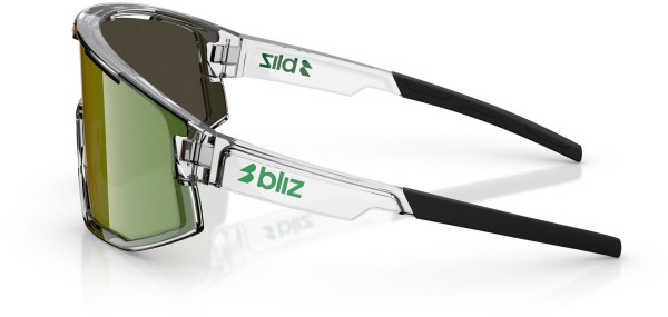 FUSION Sonnenbrille 2026 transparent white/green 