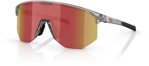 HERO Sonnenbrille 2026 transparent dark grey/red 