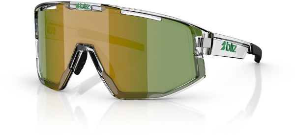 FUSION SMALL Sonnenbrille 2026 transparent white/green 