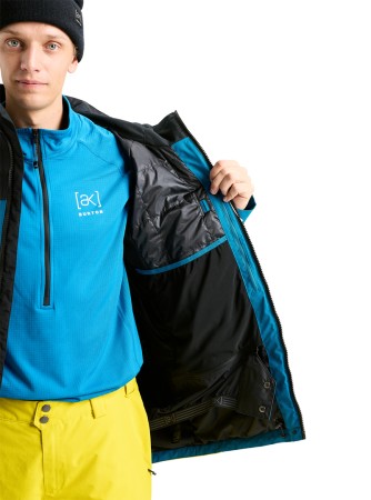 AK GORE TEX SWASH Jacke 2026 true black/blue teal/atomic yellow 