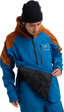 AK GORE TEX VELOCITY ANORAK Jacke 2026 blue teal/chestnut brown 
