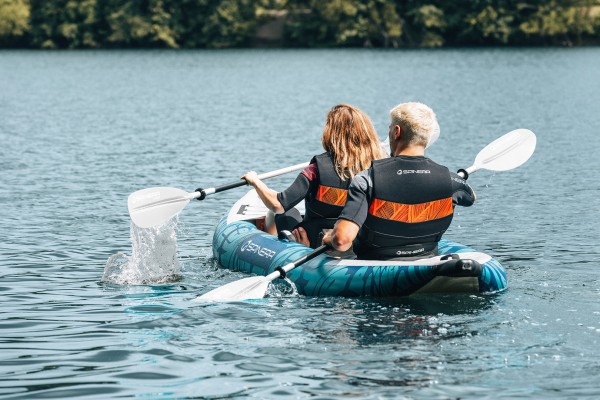 DUO 340 Kayak 2026 blue inkl. Paddel & Pumpe 