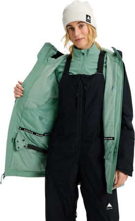 WOMEN RESERVE 2L INSULATED Jacke 2026 true black/soft sage 