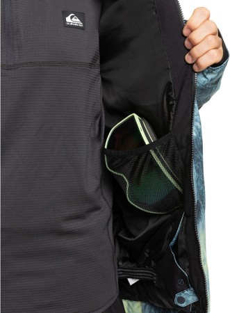 MISSION PRINTED Jacket 2025 space stone celery green 