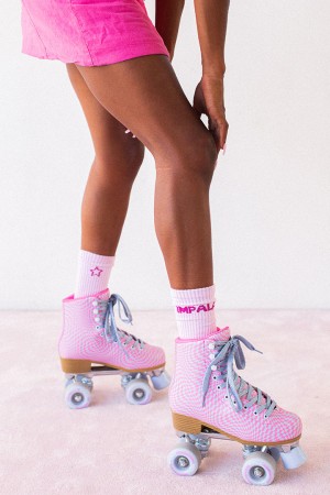 QUAD SKATE Kinder Rollschuh wavy check 38