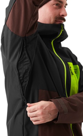NITRIC Jacket 2025 chicory coffee lime black 