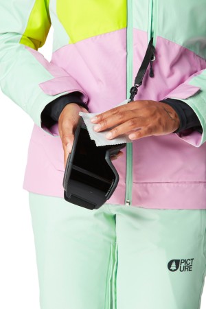 SEEN Jacke 2025 silt green acidlime orchid 