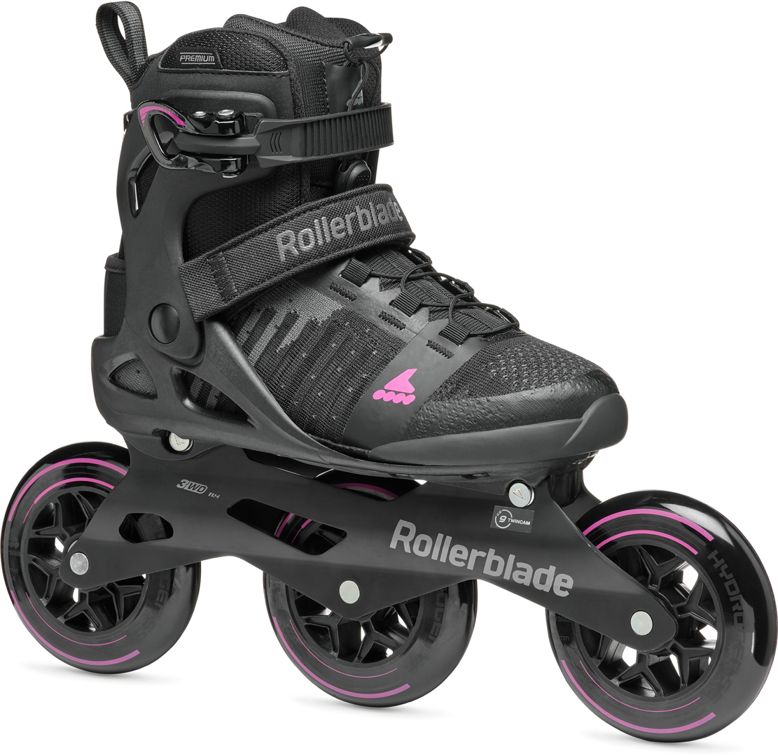 Product image 1 of the product “MACROBLADE 110 3WD W Inline Skate 2025 black/orchid 36,5-37”