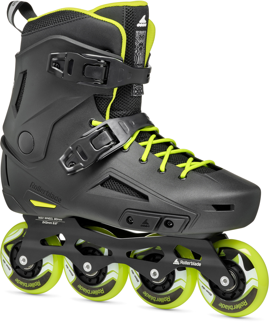 Product image 1 of the product “LIGHTNING Inline Skate 2026 black/lime 39-40”