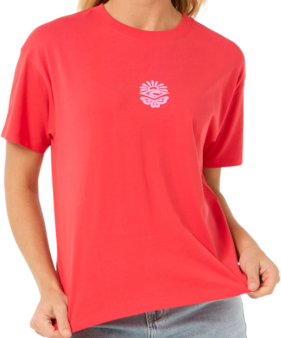 Artikelbild 1 des Artikels “ICONS OF SURF RELAXED T-Shirt 2025 hibiscus red “