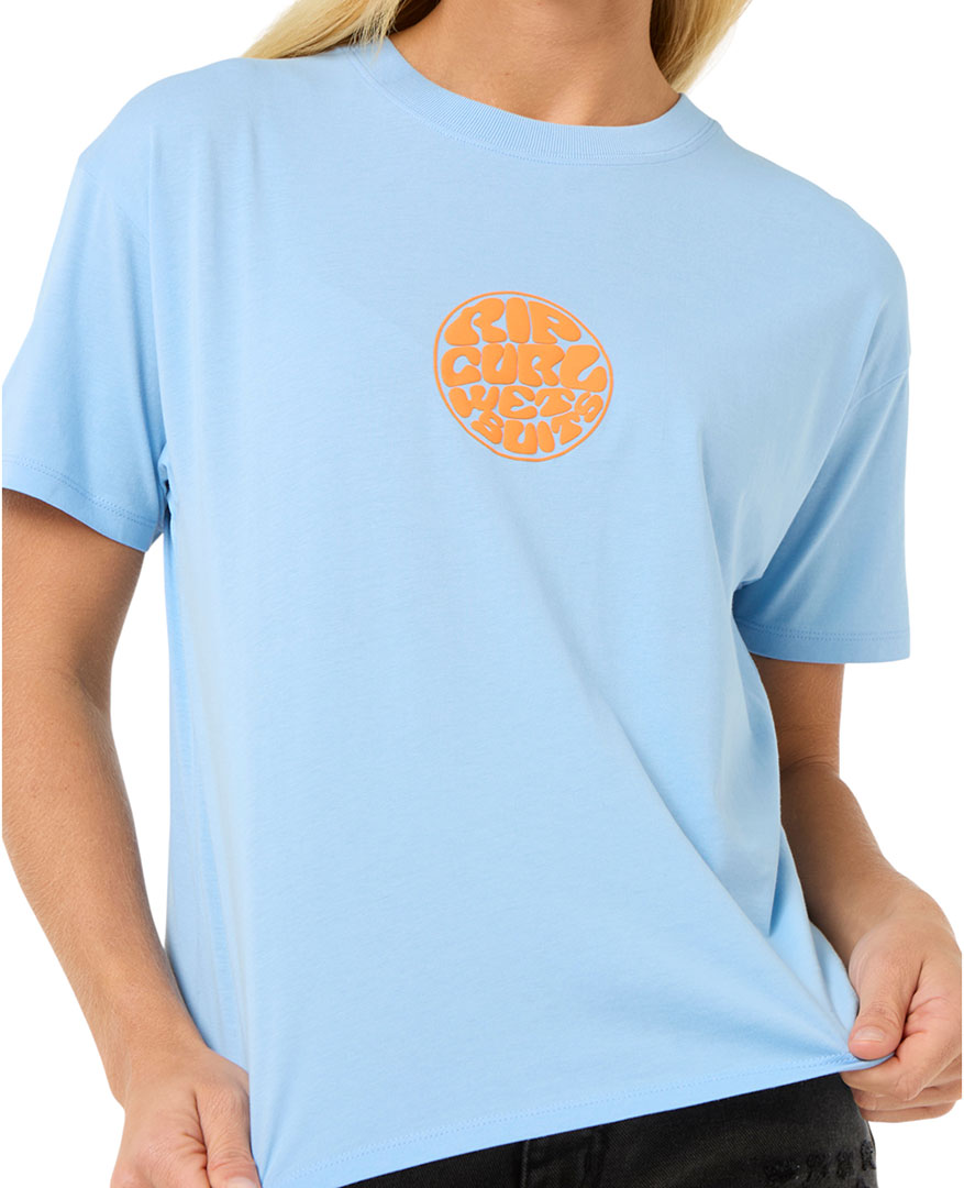 Product image 1 of the product “ICONS OF SURF RELAXED T-Shirt 2025 mid blue/orange ”