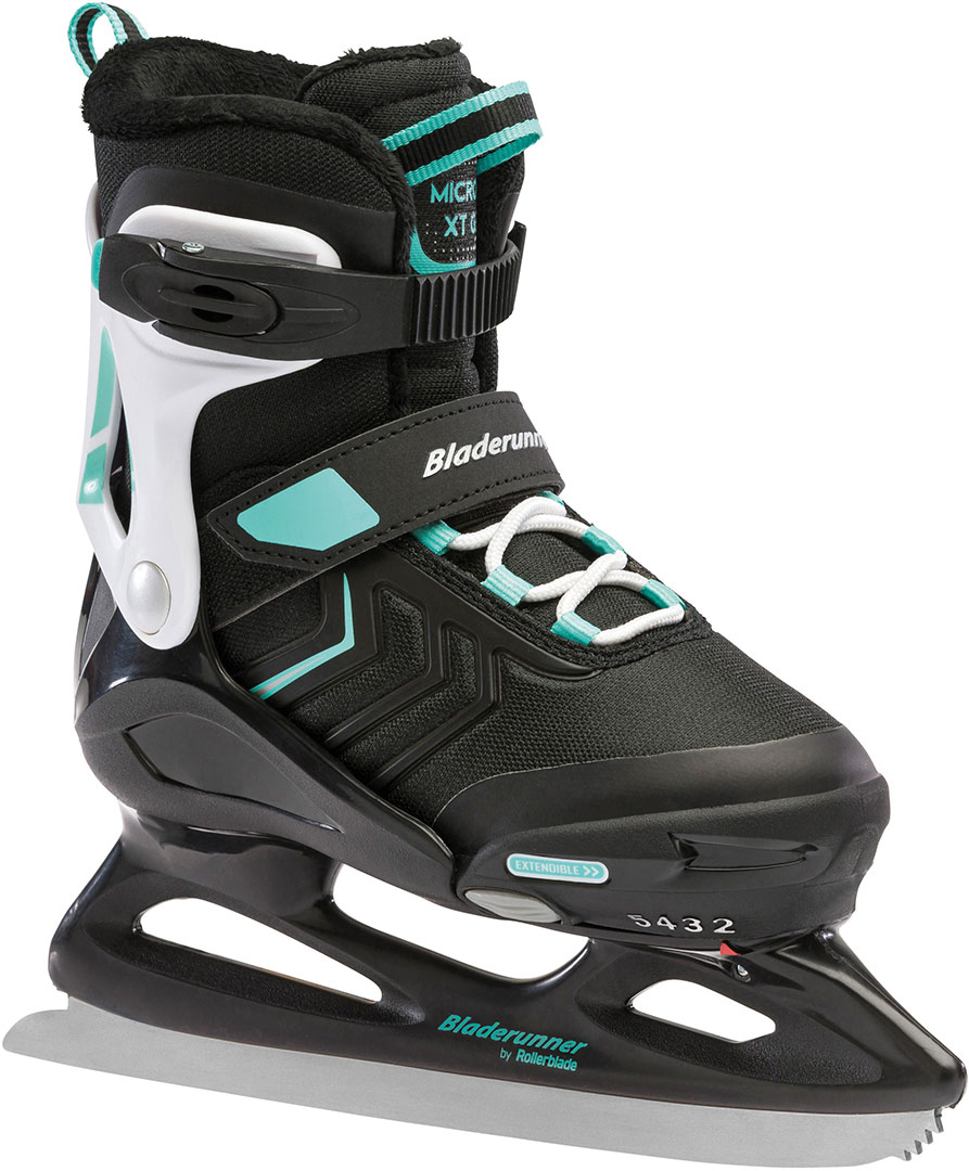 Artikelbild 1 des Artikels “MICRO XT Schlittschuh 2026 black/light teal 32–37“