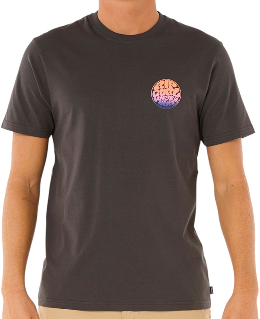 RIP CURL Shirt Tshirt Oberteil WETTIE PASSAGE ICON T-Shirt 2025 washed black
