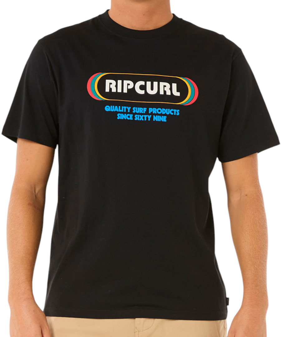 RIP CURL Shirt Tshirt Oberteil SURF REVIVAL YO MUMMA T-Shirt 2025 black Oberteil