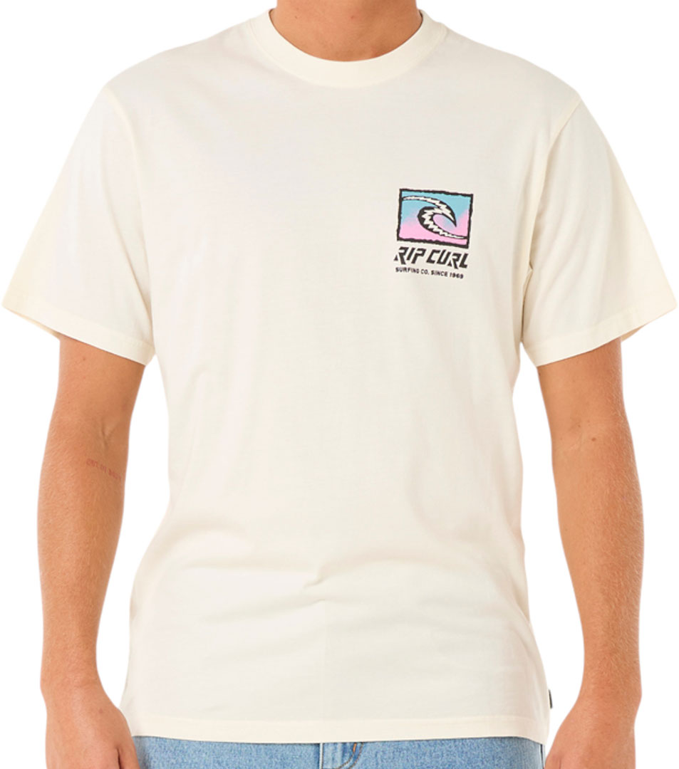 RIP CURL Shirt Tshirt Oberteil RAW ENERGY TRAD T-Shirt 2025 bone Oberteil Top