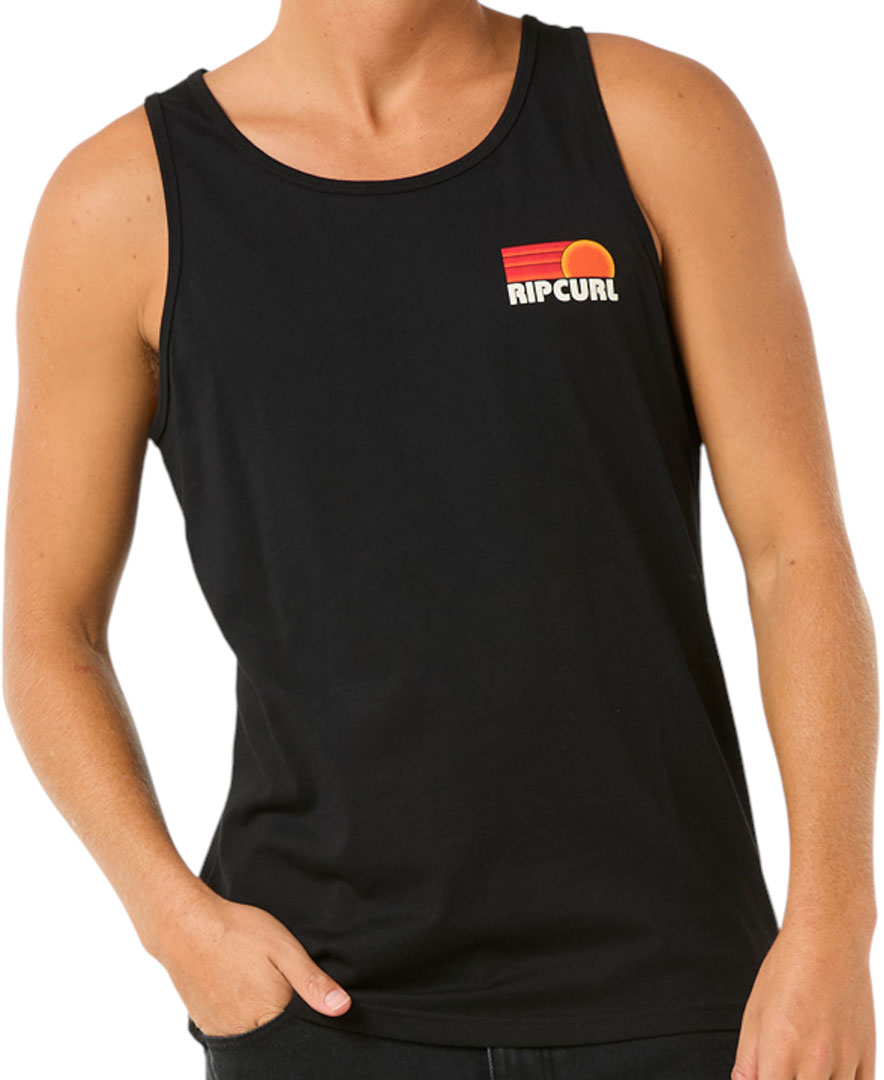 Camiseta RIP CURL parte superior SURF REVIVAL PEAKING Tank 2025 negra parte superior Top - Imagen 7 de 18