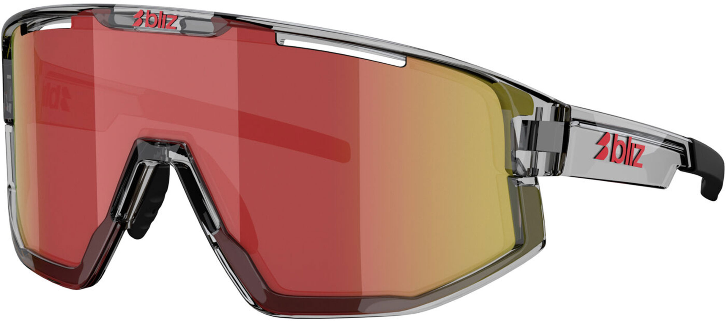 Artikelbild 1 des Artikels “FUSION Sonnenbrille 2026 transparent dark grey/red “