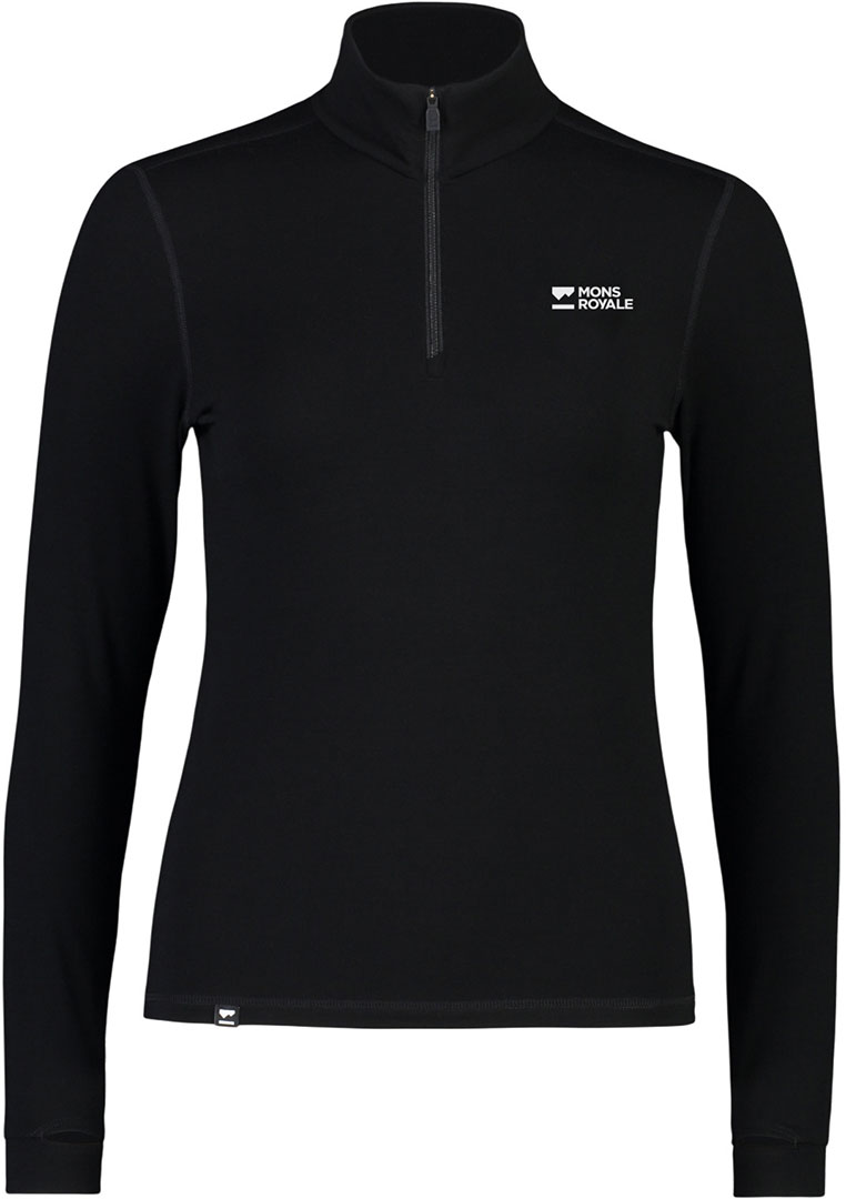 Artikelbild 1 des Artikels “CASCADE MERINO 1/4 ZIP WOMEN Longsleeve 2026 black S“