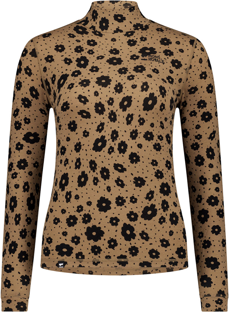 Artikelbild 1 des Artikels “CASCADE MERINO MOCK NECK WOMEN Longsleeve 2026 aoraki lily toffee L“