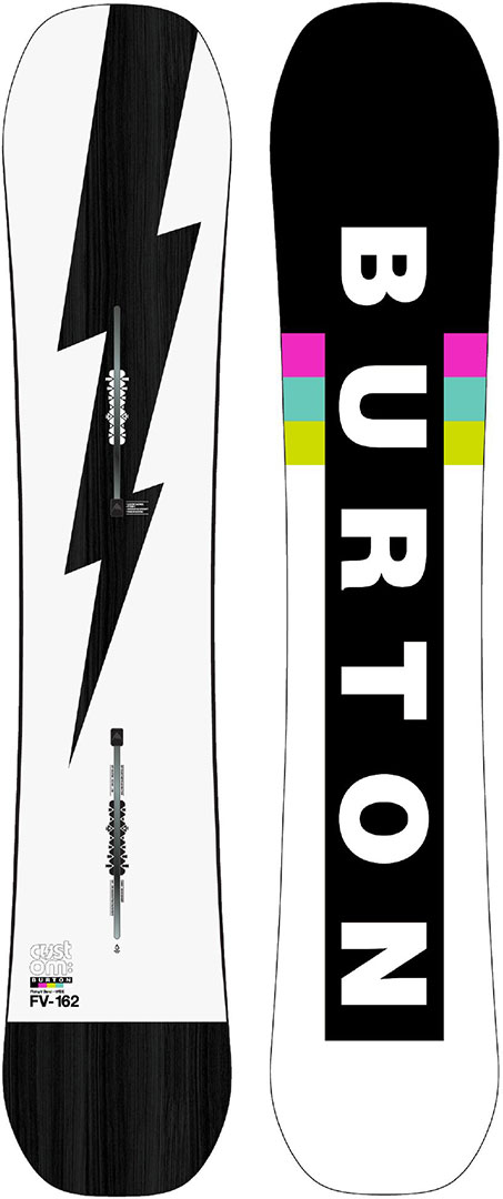 BURTON Snowboard All Mountain CUSTOM FLYING V WIDE Snowboard 2021 Snow Board