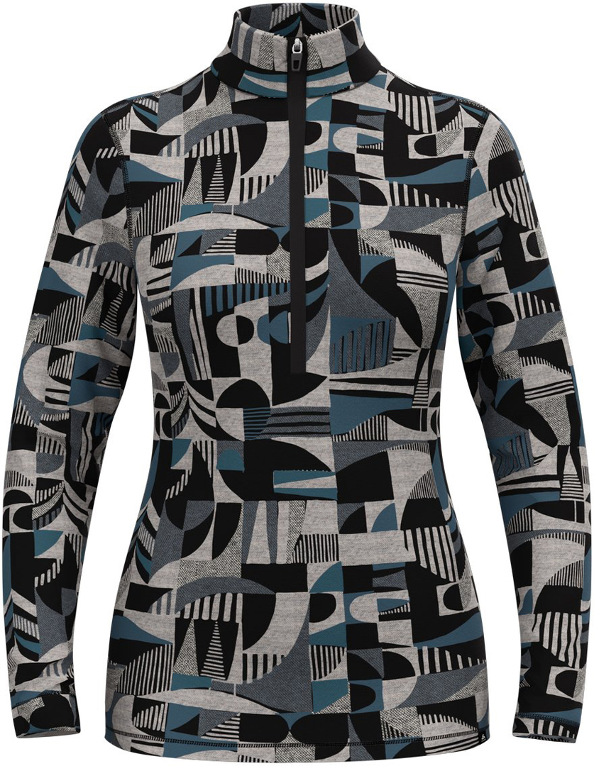 Product image 1 of the product “MERINO HERITAGE WOMEN Fleece 2025 provincial blue/black XS”
