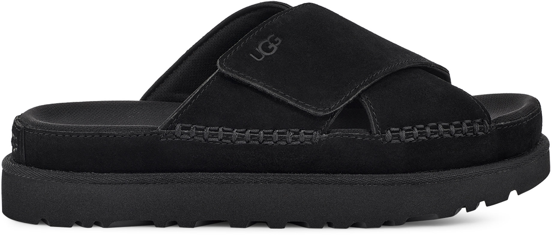 UGG Sandalen Slaps GOLDENSTAR CROSS SLIDE Sandale 2024 black Sandaletten Slipper