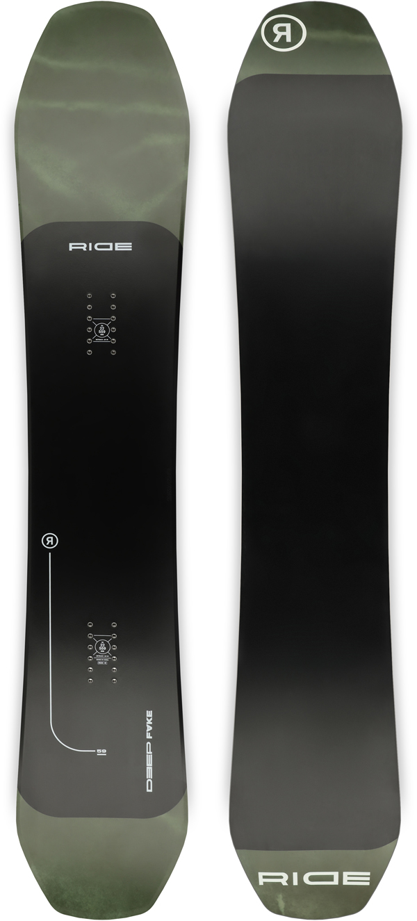 RIDE Snowboard All Mountain DEEP FAKE Snowboard 2025 Snow Board Winter Freeride