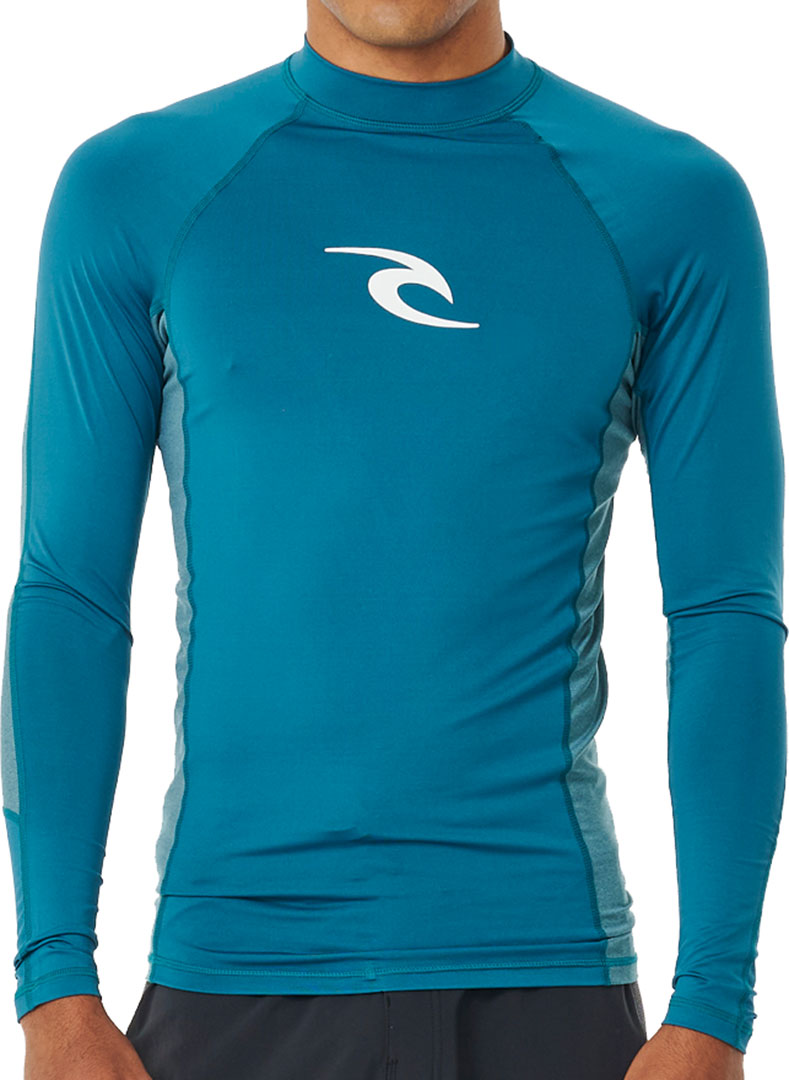 T-shirt RIP CURL Surf Lycra WAVES PERFORMANCE LS Lycra 2024 oceano profondo